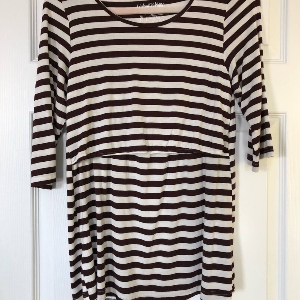 Latched Mama 3/4 Sleeve Nursing Tee